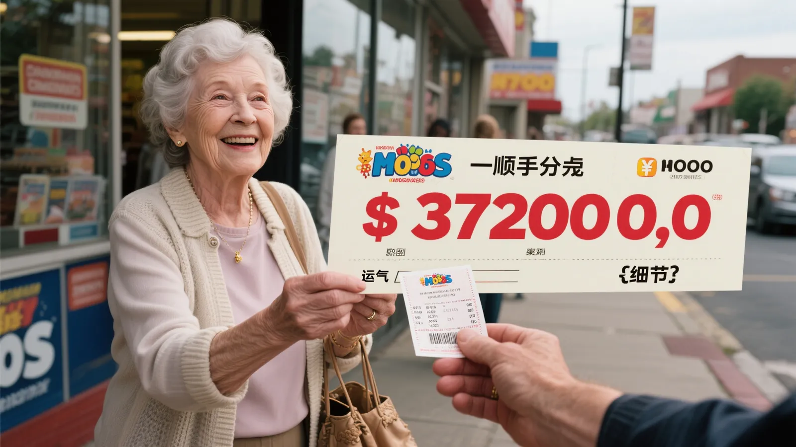 退休阿姨随手买彩喜中3720万，获奖彩票非本人核对