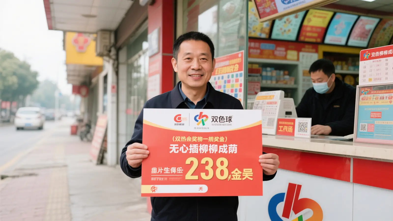 新手偶尔购彩喜中双色球1219万大奖