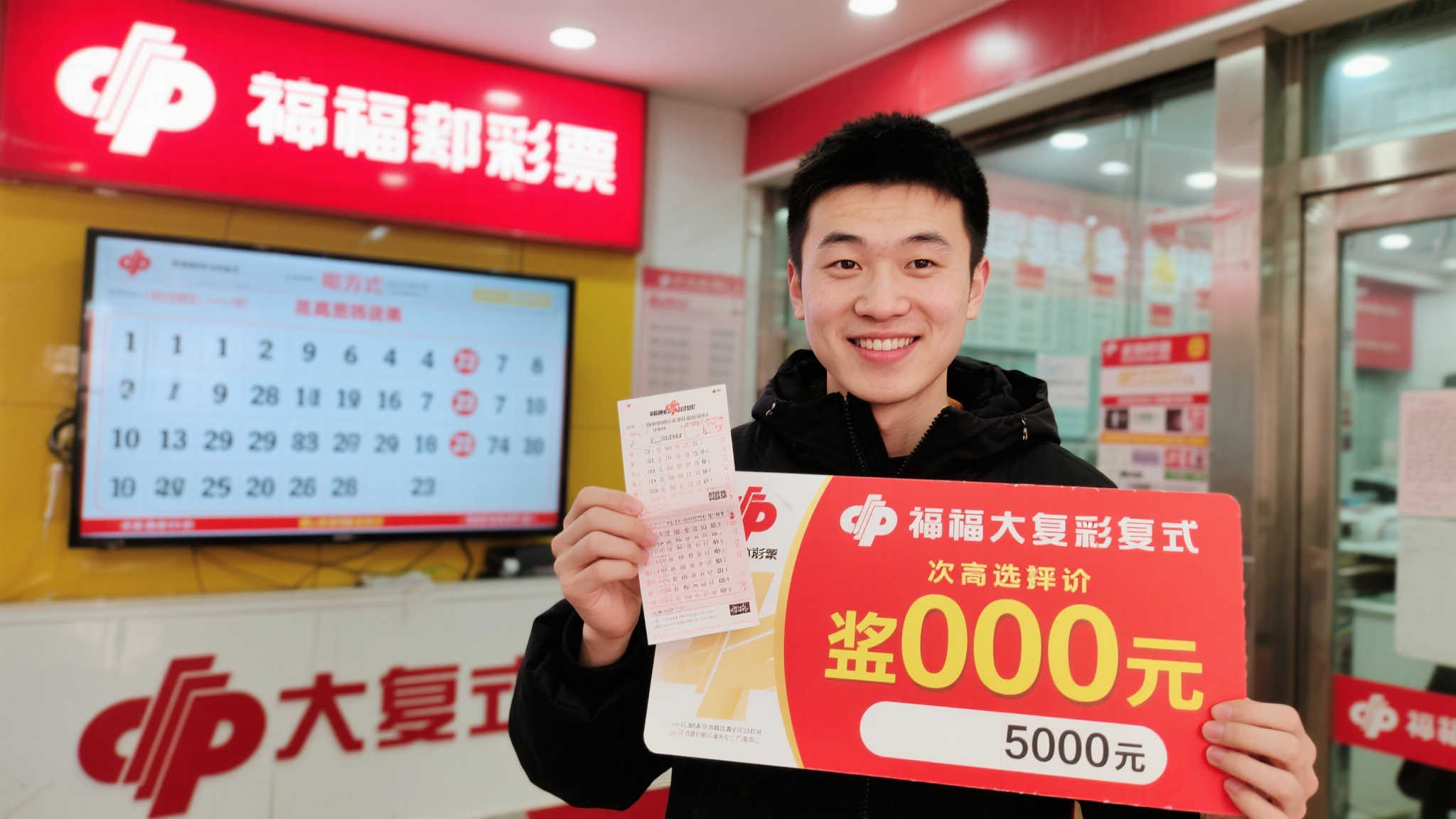 小伙5千元豪投复式票揽福彩551万 大奖全献父母
