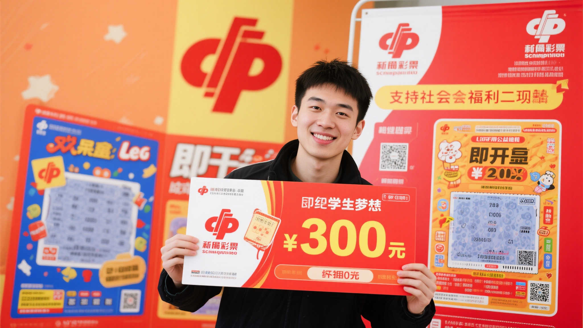 90后小伙刮中福彩100万大奖，激动高呼难掩喜悦！