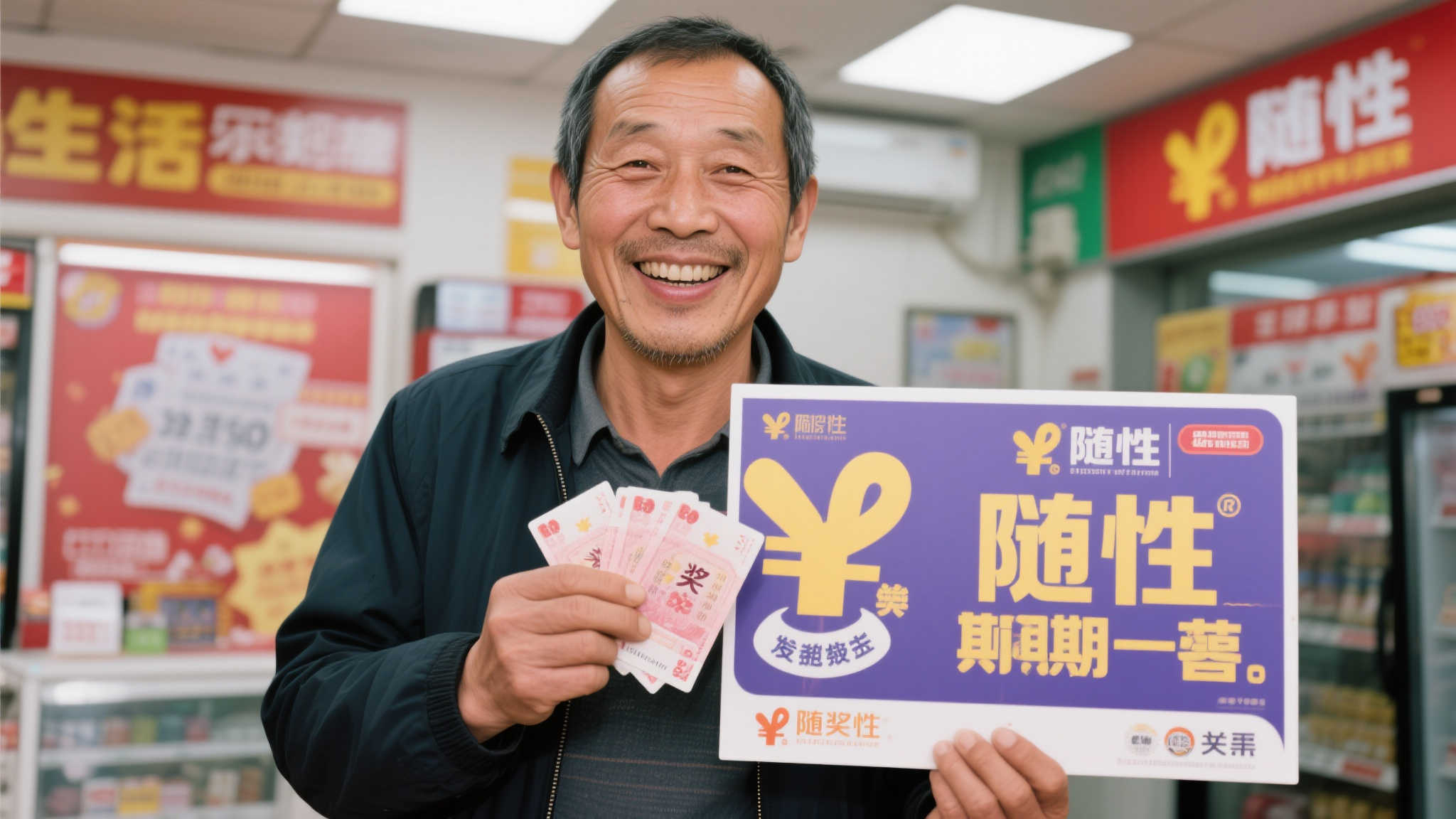 大叔凭零钱13倍投，喜中排列5大奖130万