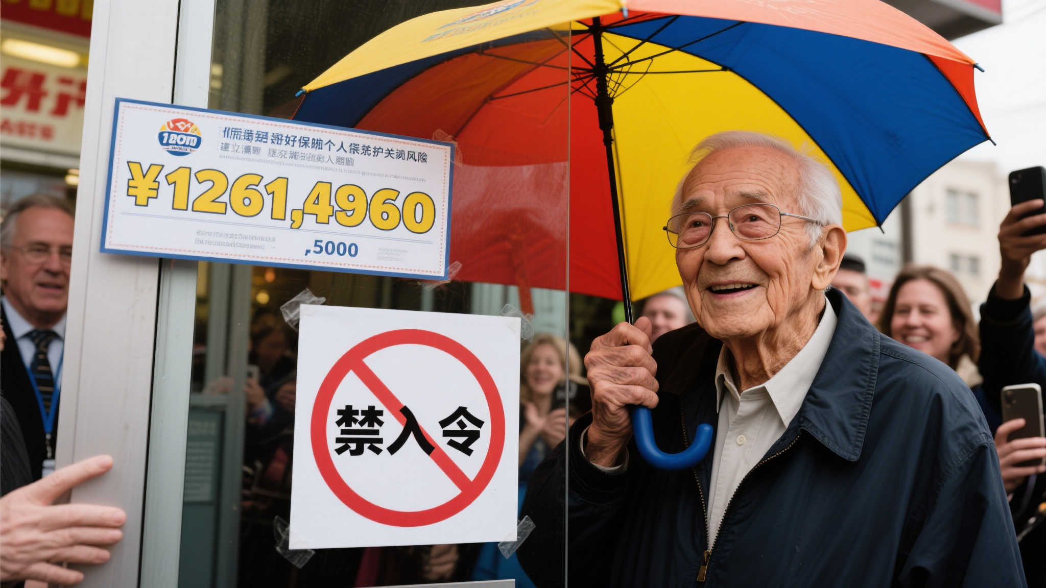 65岁老翁带领团队揽126亿大奖 家门贴告示拒人入内 65岁老翁带领团队揽126亿大奖 家门贴告示拒人入内