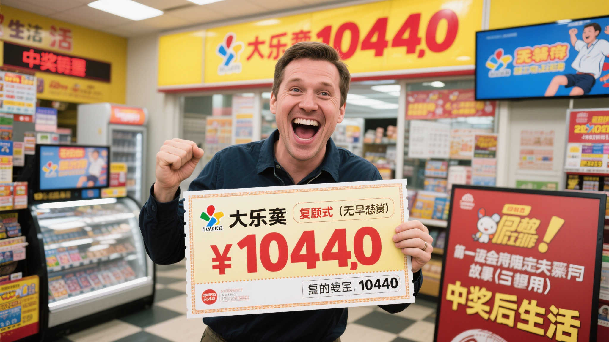 男子凭小复式票揽获大乐透1044万 奖金用途仍未定 男子凭小复式票揽获大乐透1044万 奖金用途仍未定