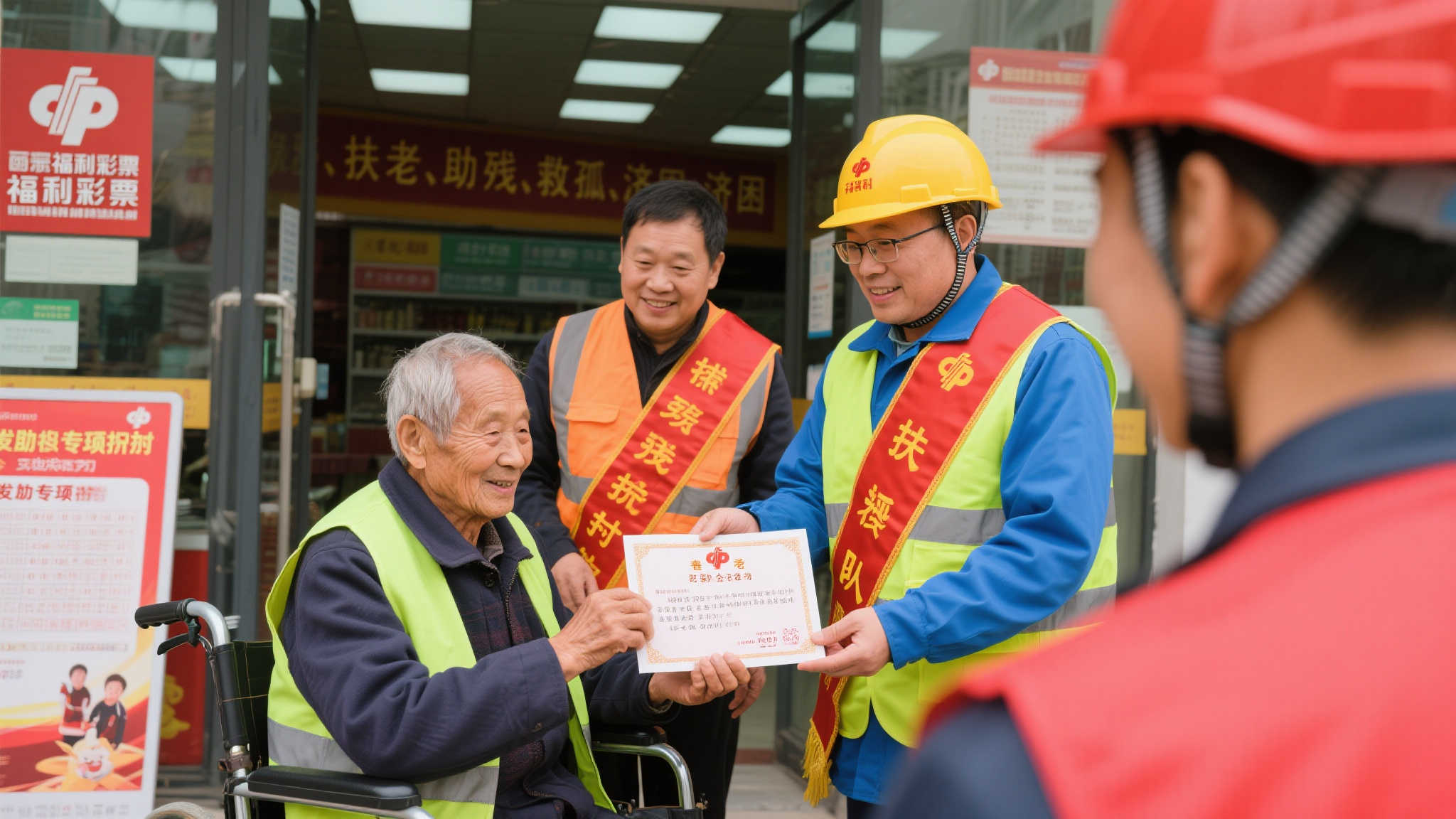 春意融融 福彩关怀温暖同行 春意融融 福彩关怀温暖同行