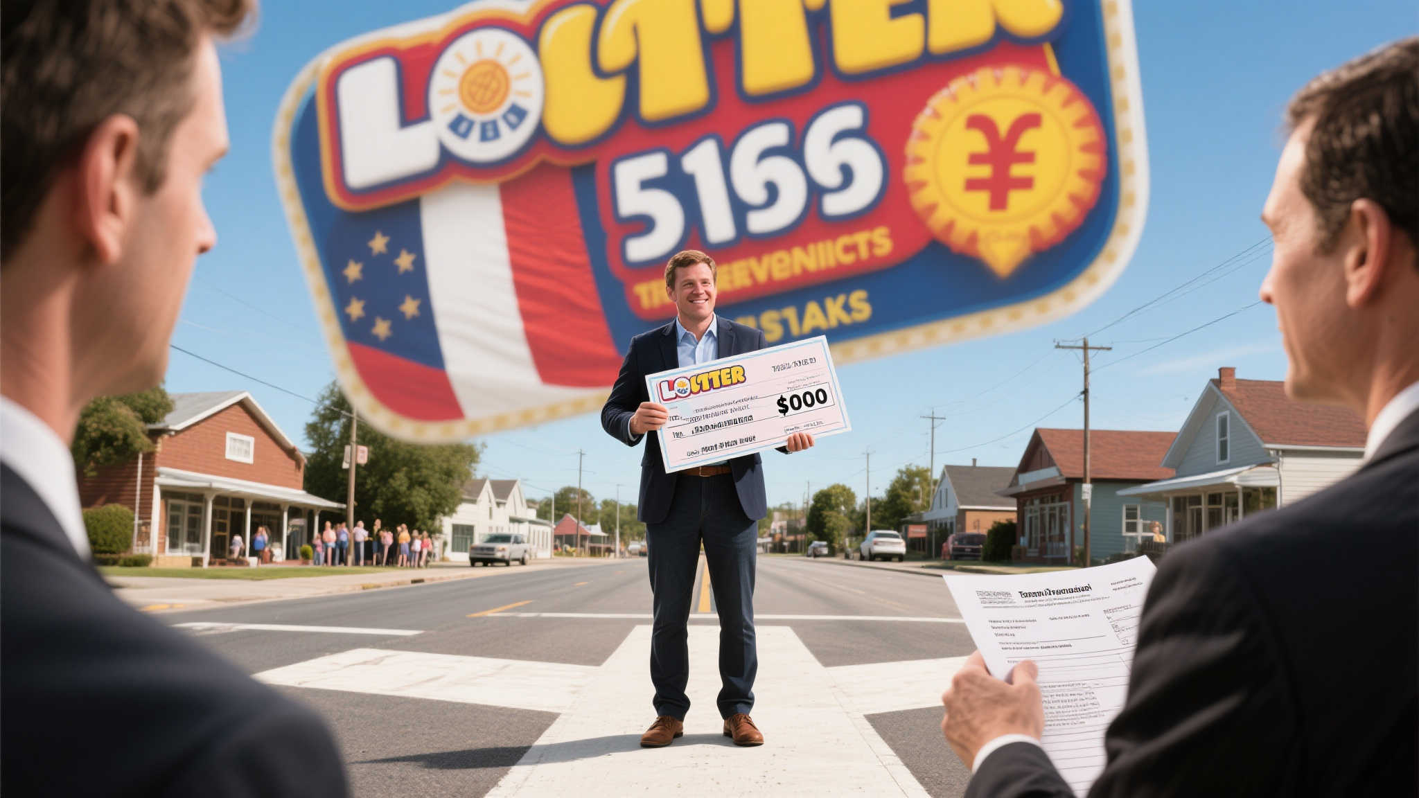 小镇6千人震惊:90亿彩票大奖,一次性领取恐损失40亿 小镇6千人震惊:90亿彩票大奖,一次性领取恐损失40亿