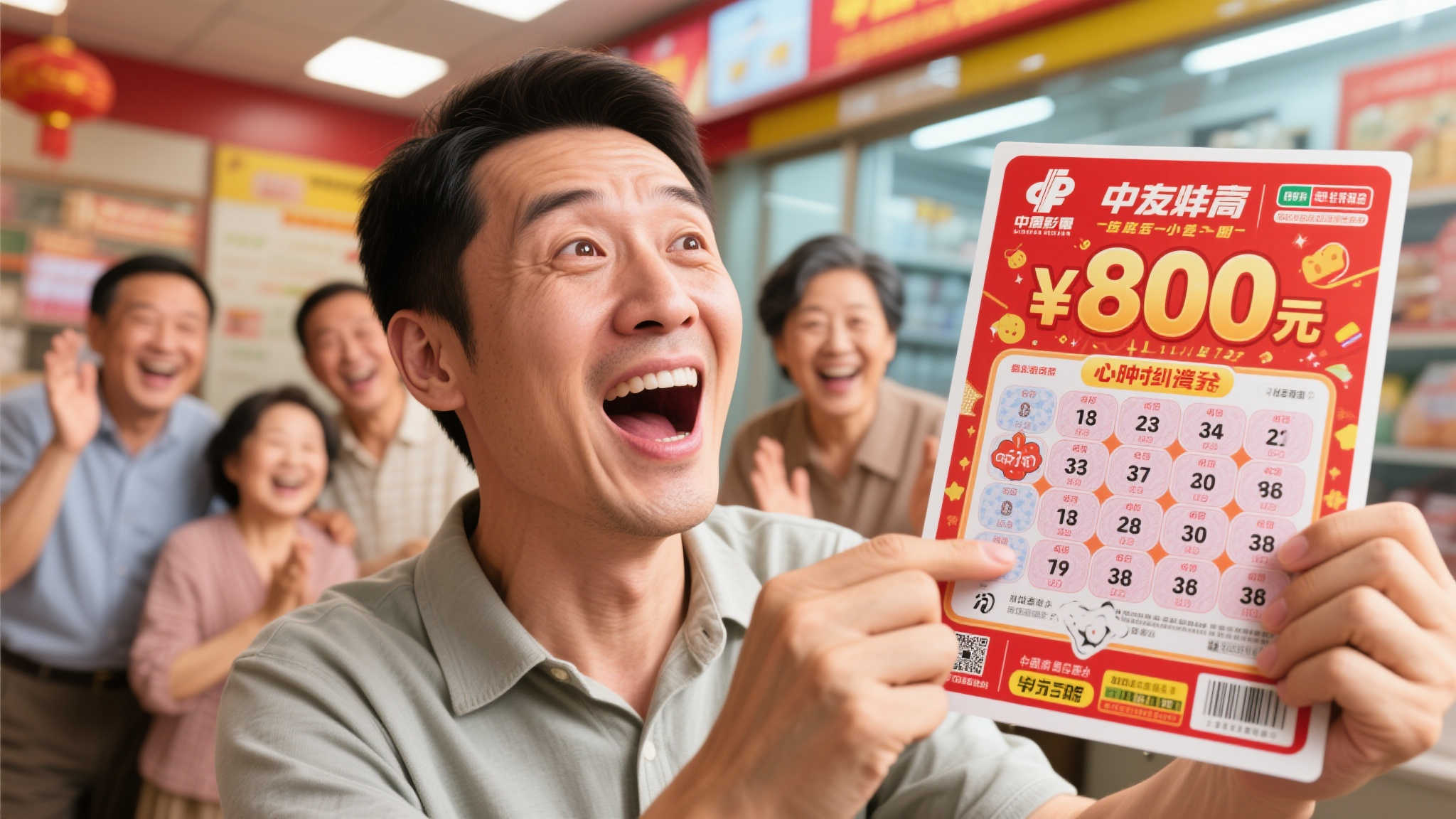 男子刮福彩喜中80万大奖 因票面吉祥随手一试 男子刮福彩喜中80万大奖 因票面吉祥随手一试