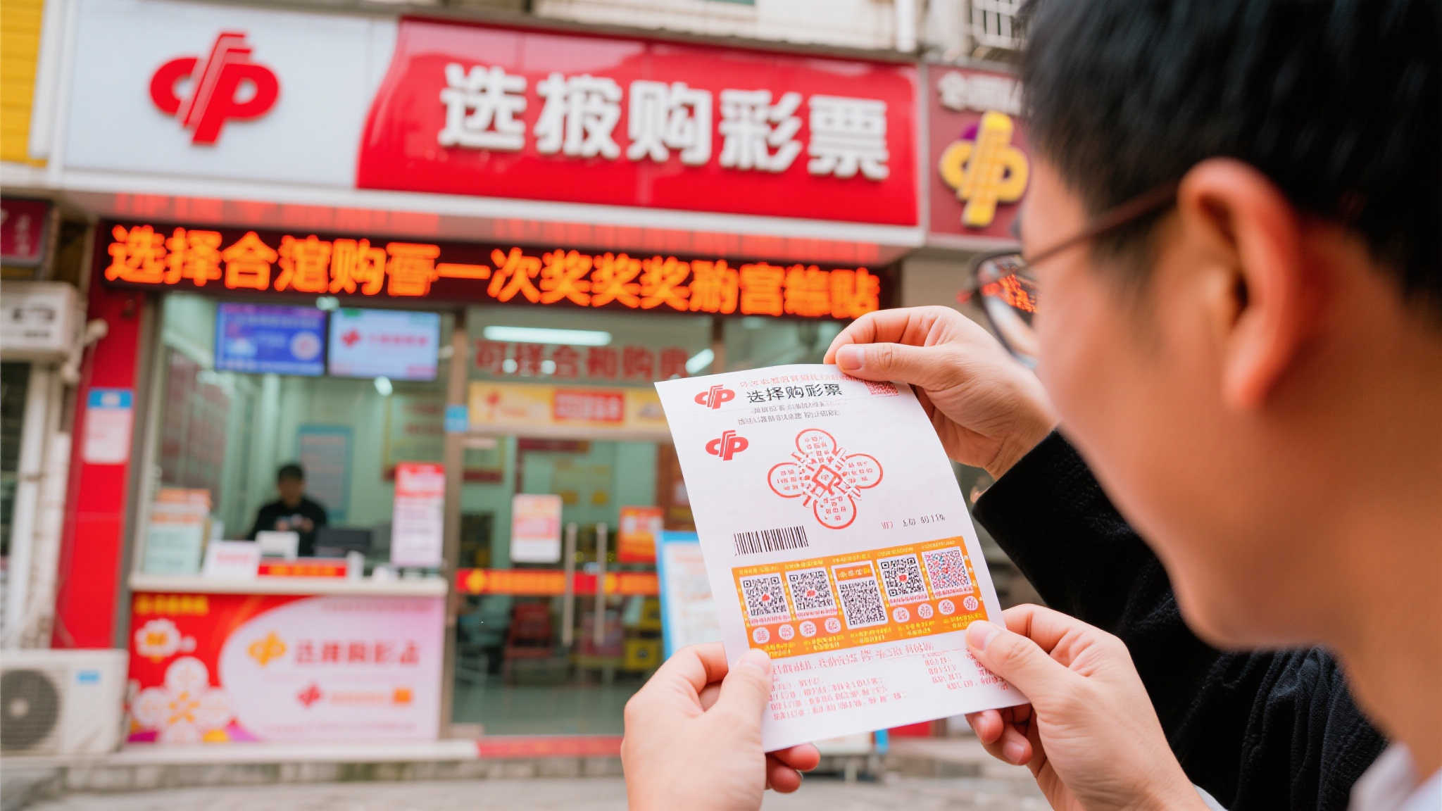 幸运女彩民喜中福彩百万大奖 急忙携身份证领奖 幸运女彩民喜中福彩百万大奖 急忙携身份证领奖