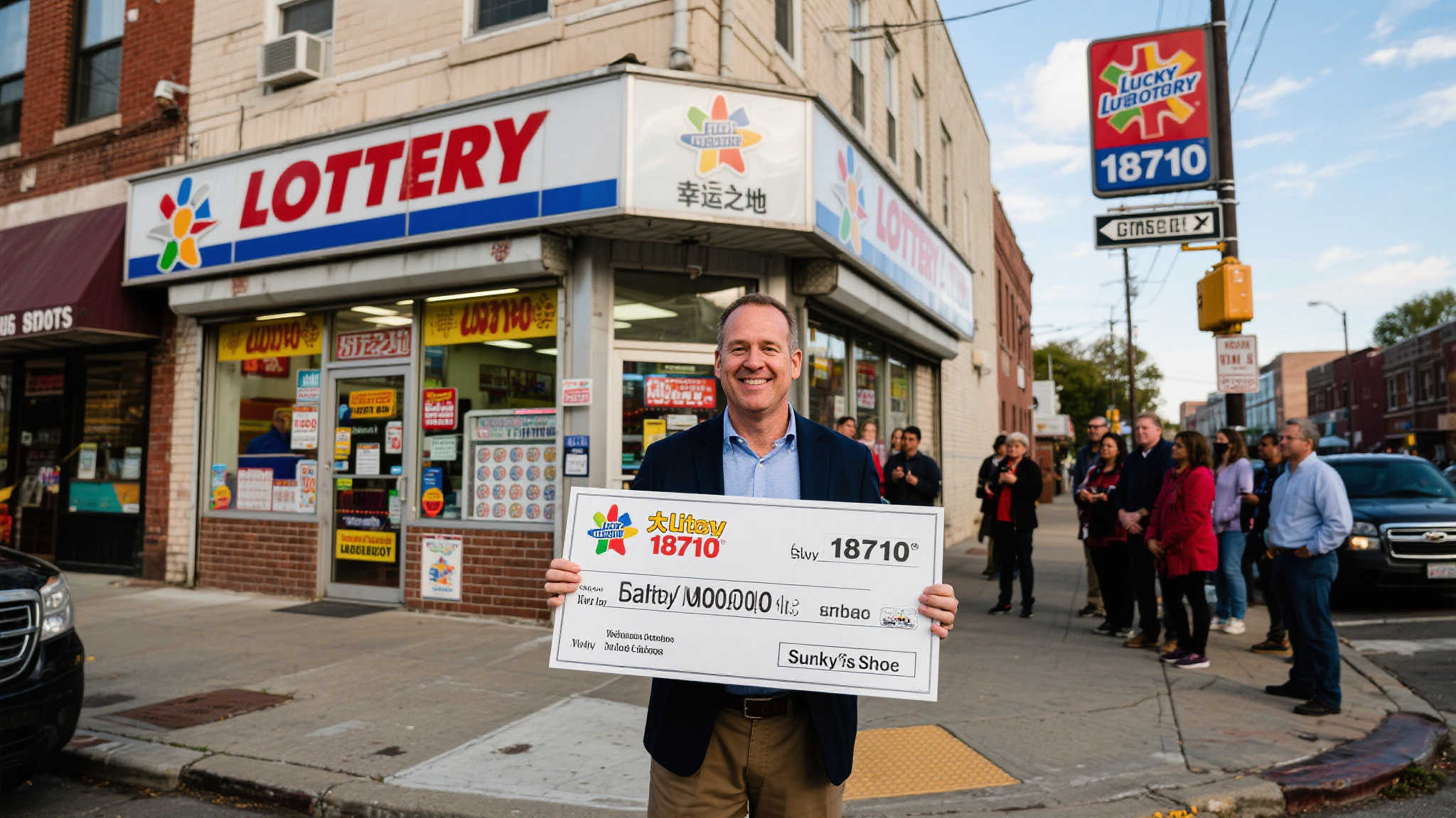 大乐透1871万幸运儿低调现身 彩站一夜成网红地标 大乐透1871万幸运儿低调现身 彩站一夜成网红地标